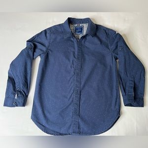 Boys button down long sleeve shirt size 8